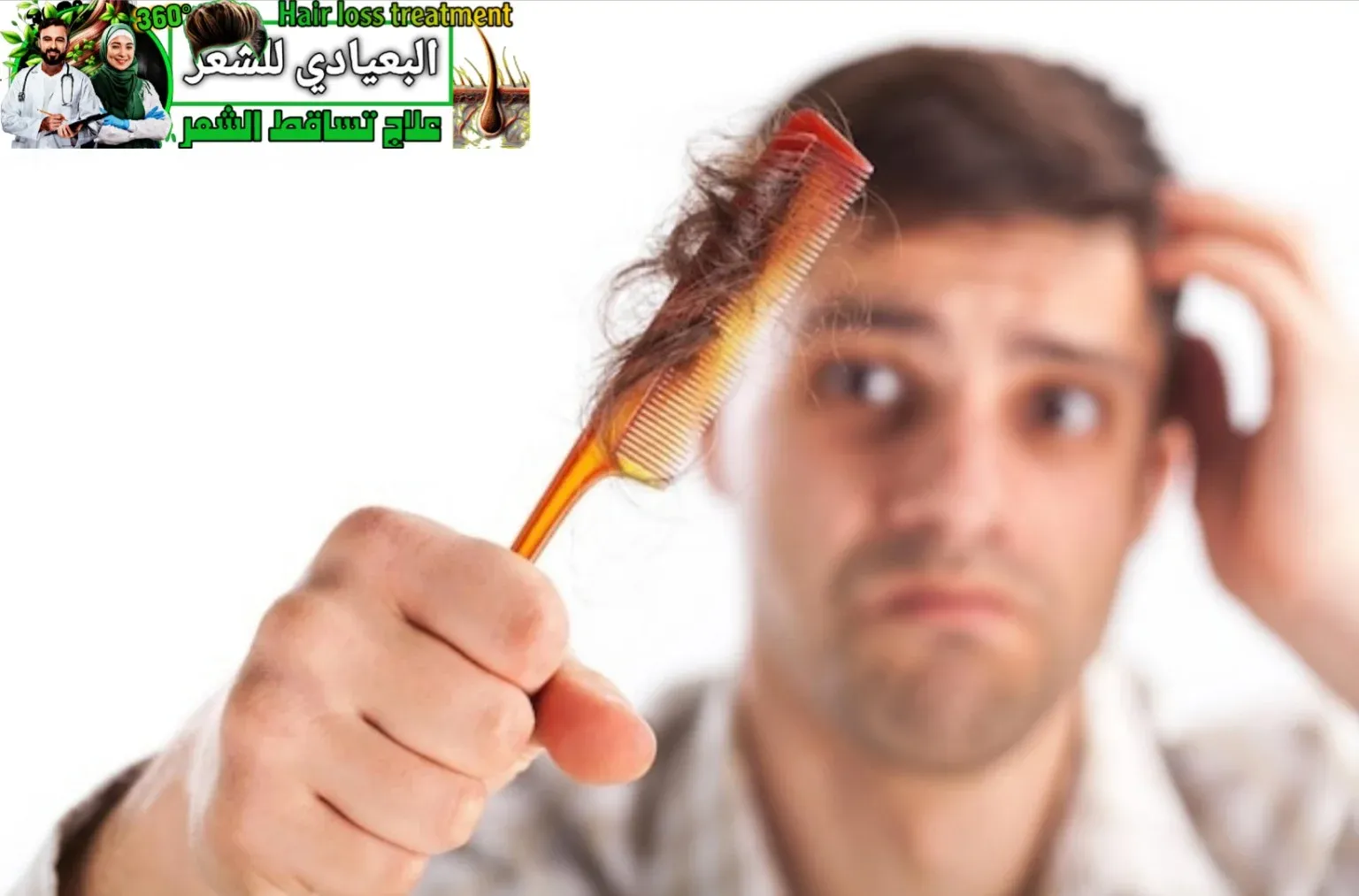 أسباب تساقط الشعر وكيفية علاجه بسرعة