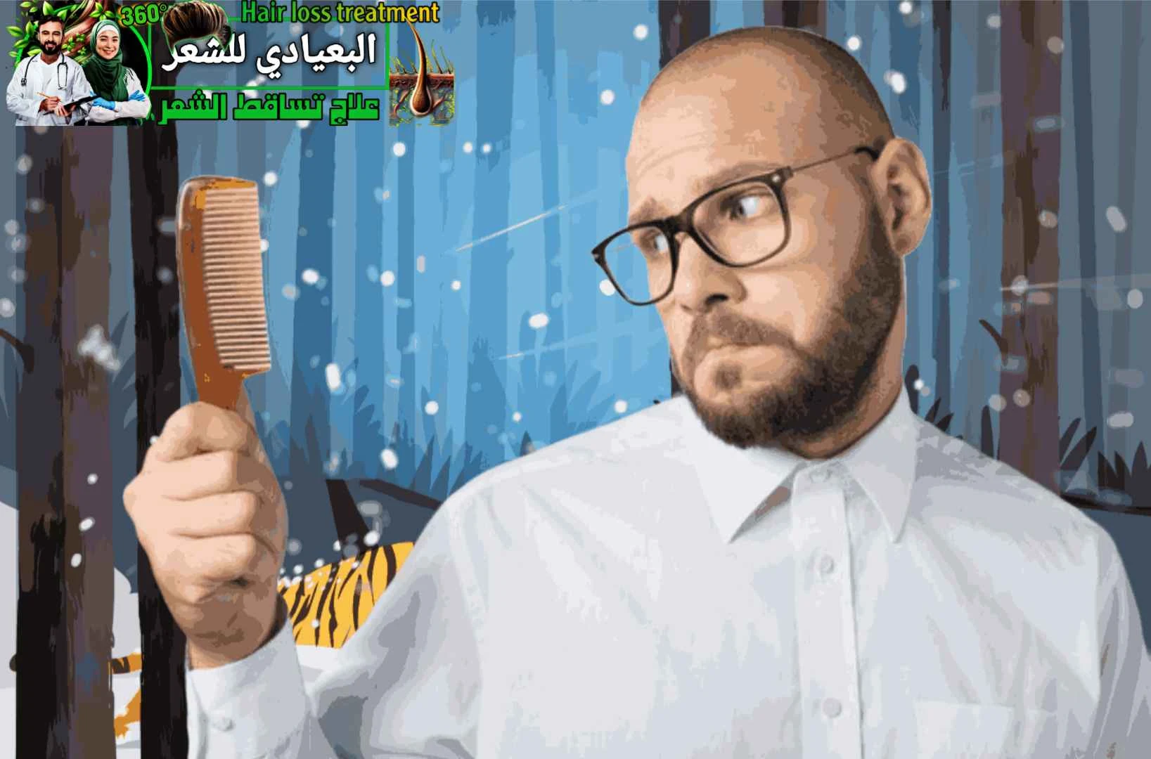 أسباب تساقط الشعر المبكر عند الرجال