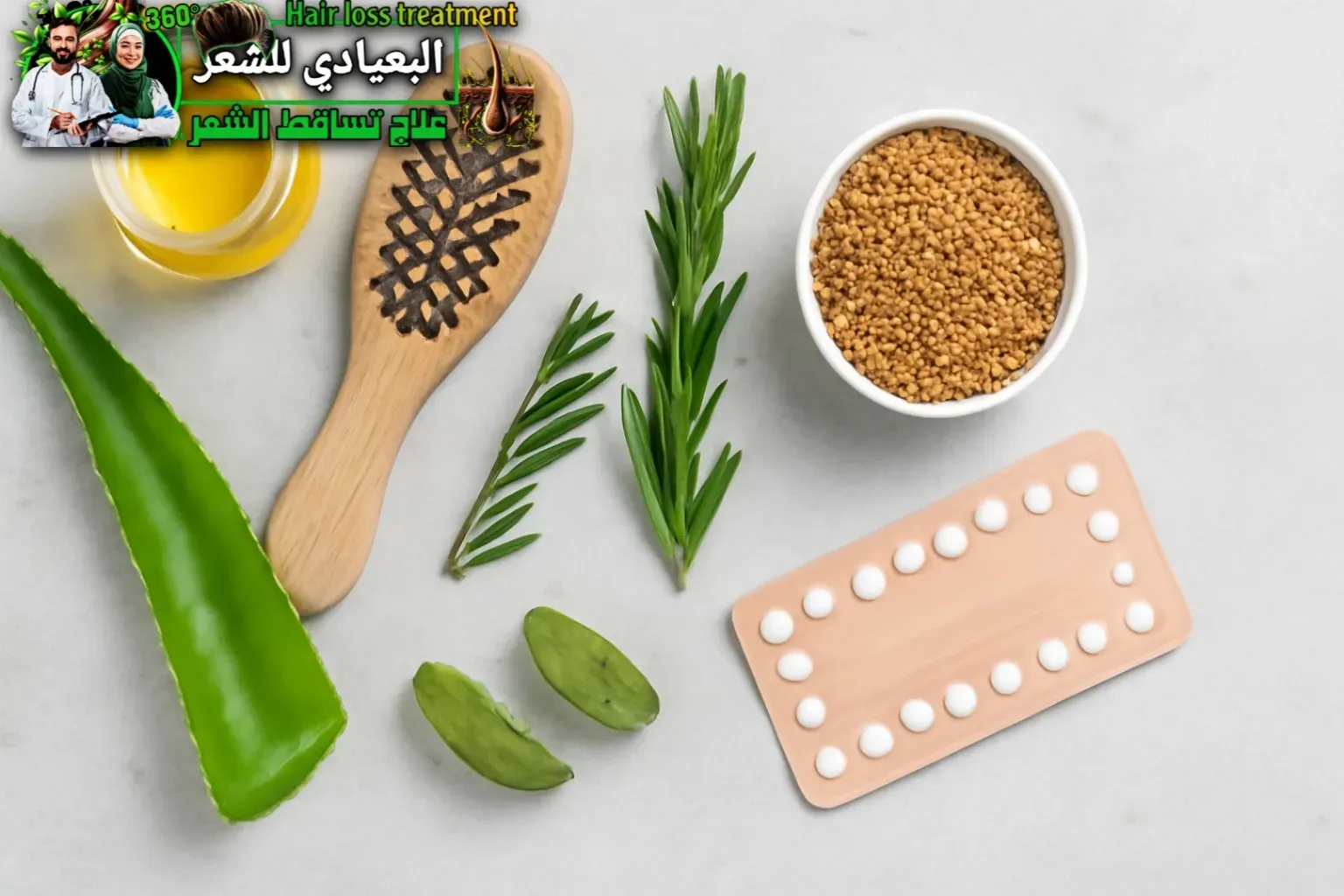 أفضل العلاجات لتساقط الشعر الناتج عن حبوب منع الحمل