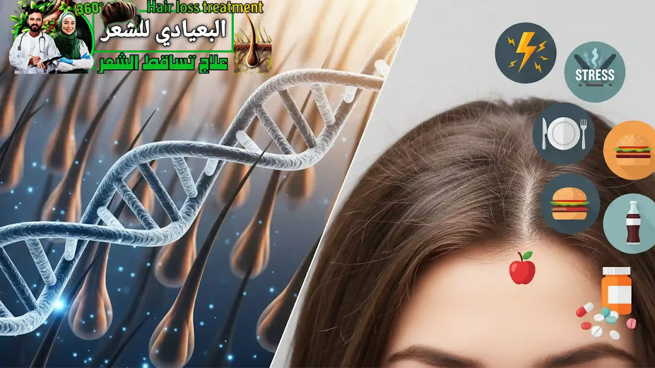 الفرق بين الصلع الوراثي والغير وراثي عند النساء.. دليلك الشامل لفهم تساقط الشعر